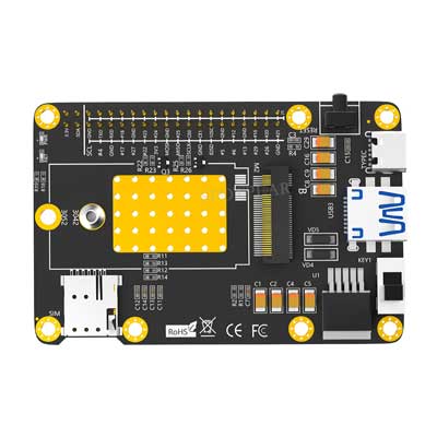 Raspberry Pi M.2 4G/5G & LTE HAT GSM/GPRS/EDGE For RM500/SIM8200/GM800 For Samsung ARTIK /Rock64 /Asus Tinker /Latte Panda