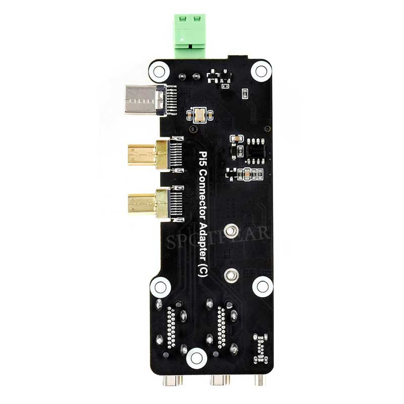 Raspberry Pi 5 PCIe to M.2 Multi Function Adapter Board Supports Dual 4K HDMI Output