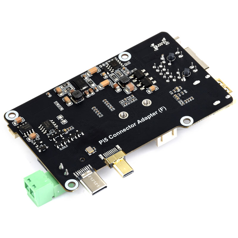 Raspberry Pi 5 PCIe to M.2 NVME SSD Multi Function Adapter Board PoE Ethernet Power over RJ45 Ethernet Driver-Free