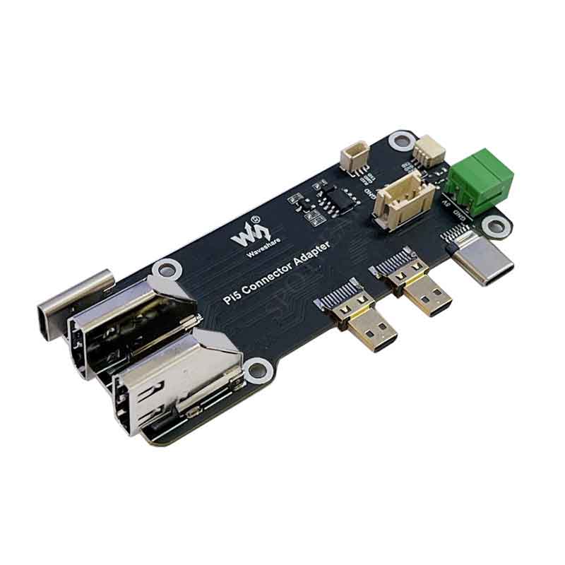 Raspberry Pi 5/4B easy Adapter Micro HDMI to HDMI 4K All Ports To Pi's USB Side