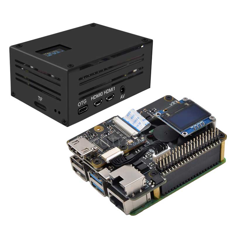 KVM-A3 Raspberry Pi 4 based KVM Operation and maintenance of Over IP Server HDMI-compatible to CSI