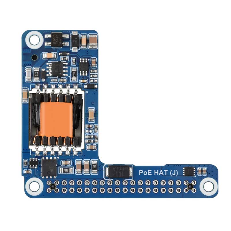 Raspberry Pi 5 PoE MINI HAT (J) 5V/5A Power over RJ45 Ethernet 802.3af/at Moudle for Pi5/CM5