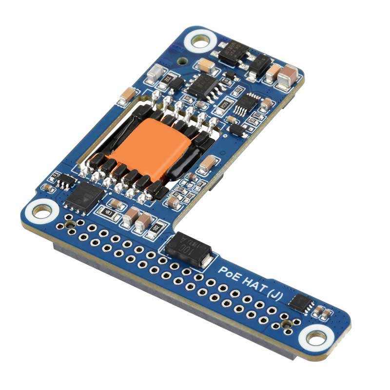 Raspberry Pi 5 PoE MINI HAT (J) 5V/5A Power over RJ45 Ethernet 802.3af/at Moudle for Pi5/CM5