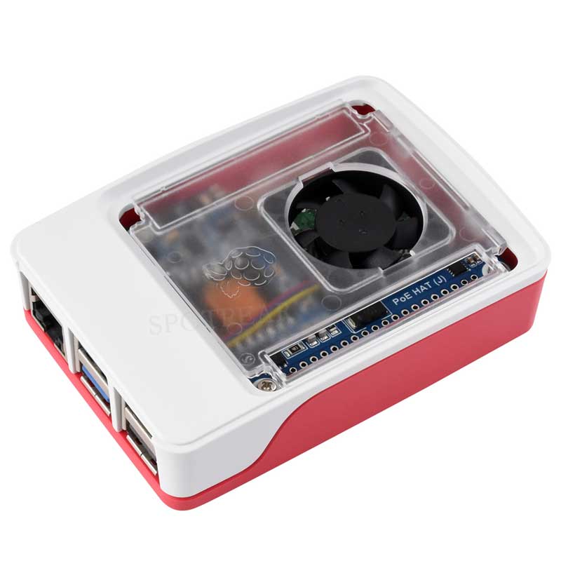 Raspberry Pi 5 PoE MINI HAT (J) 5V/5A Power over RJ45 Ethernet 802.3af/at Moudle for Pi5/CM5