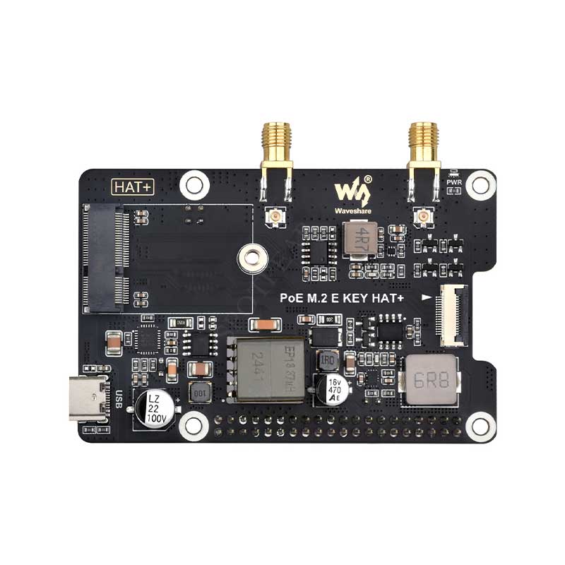 Raspberry Pi 5 POE PCIe To M.2 E KEY NGFF WIFI7 WIFI6 For BE200/AX210/AX200/RTL8822CE