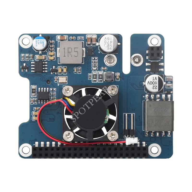 Raspberry Pi 5 POE + PCIe to M.2 NVMe SSD Board HAT+ Pi5 2242/2230 Power over Ethernet