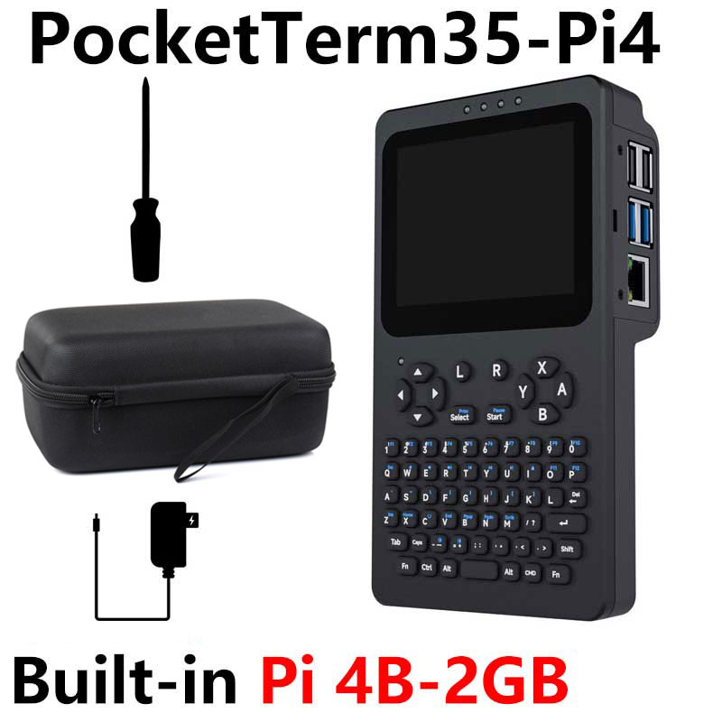 Raspberry Pi Handheld Linux Terminal 3.5inch TouchScreen 640x480 Portable Development