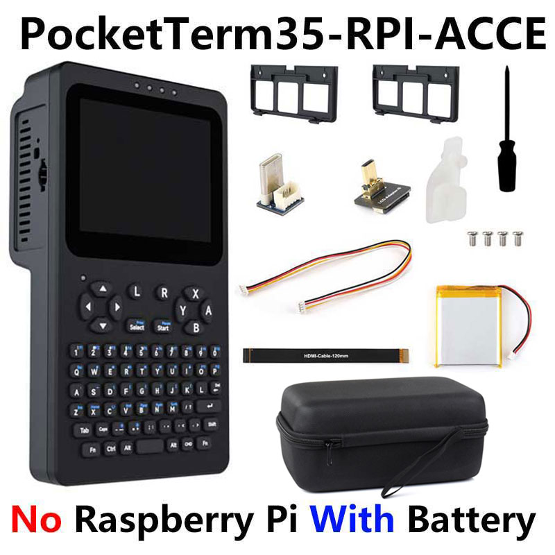Raspberry Pi Handheld Linux Terminal 3.5inch TouchScreen 640x480 Portable Development