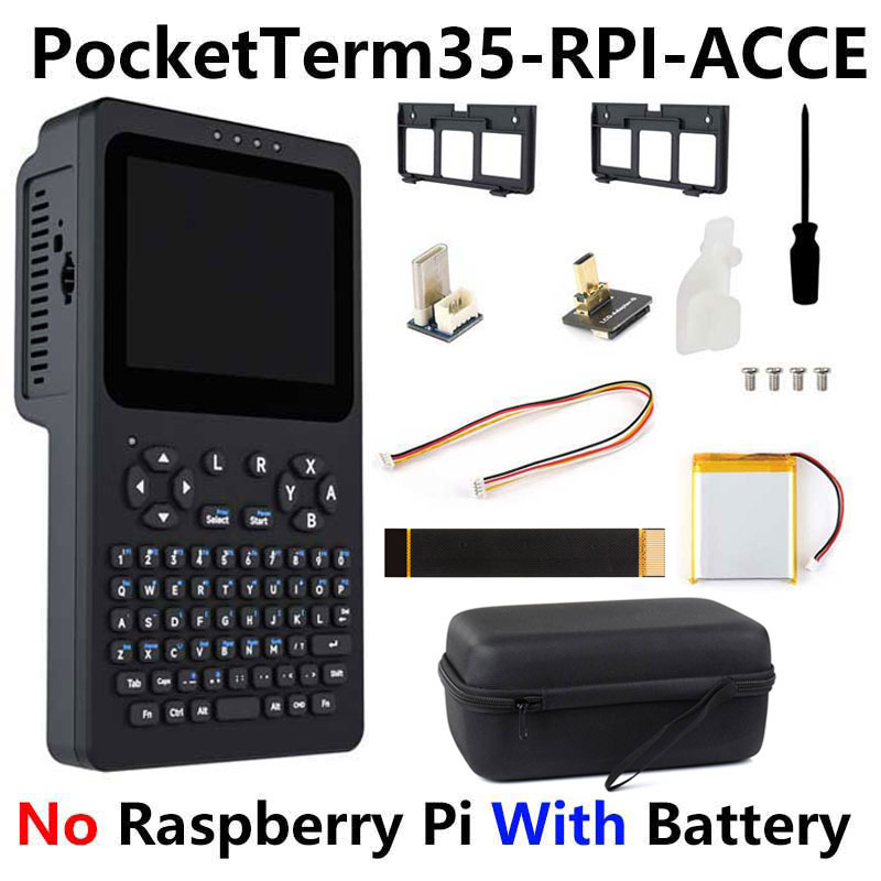 Raspberry Pi Handheld Linux Terminal 3.5inch TouchScreen 640x480 Portable Development