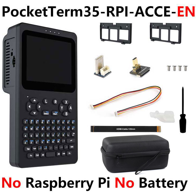 Raspberry Pi Handheld Linux Terminal 3.5inch TouchScreen 640x480 Portable Development