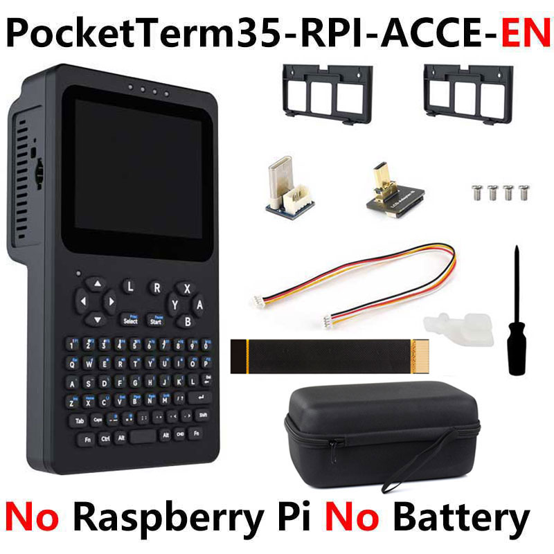 Raspberry Pi Handheld Linux Terminal 3.5inch TouchScreen 640x480 Portable Development
