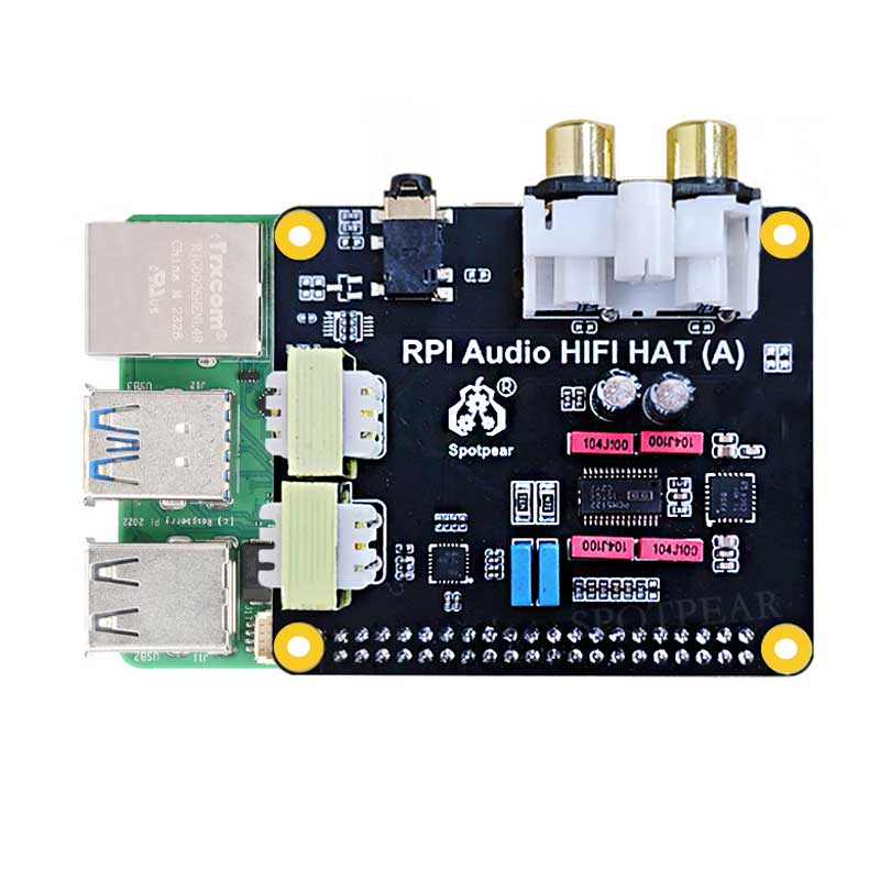 Raspberry Pi 5 PCM5122 I2S Audio Card DAC Also For PI4 /PI3 /Zero Series