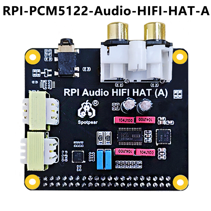 Raspberry Pi 5 PCM5122 I2S Audio Card DAC Also For PI4 /PI3 /Zero Series
