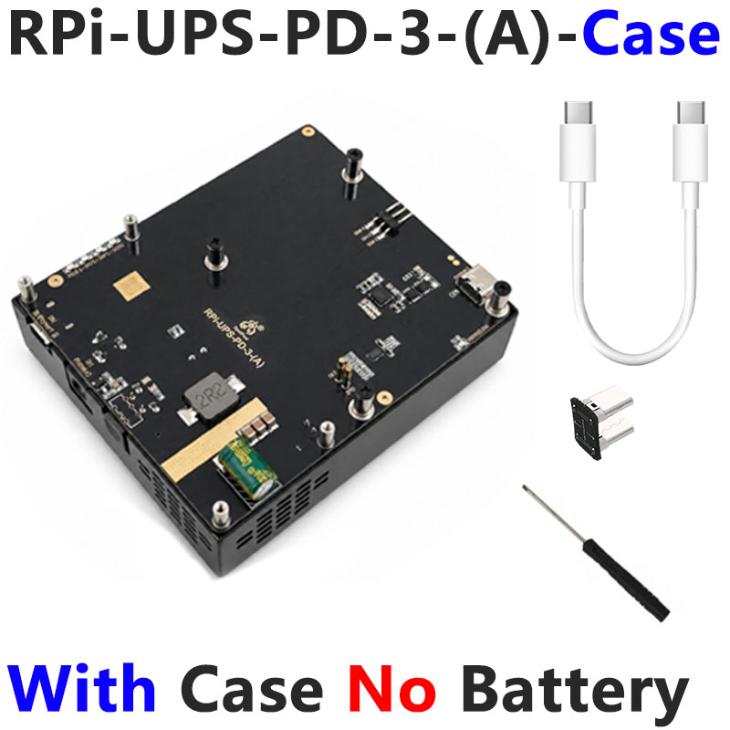 Raspberry Pi 5 / 4B UPS With PD Trigger Activation Uninterruptible Power Bank Supply 5V/5A 25W Also For Phone/Mini Computer PC