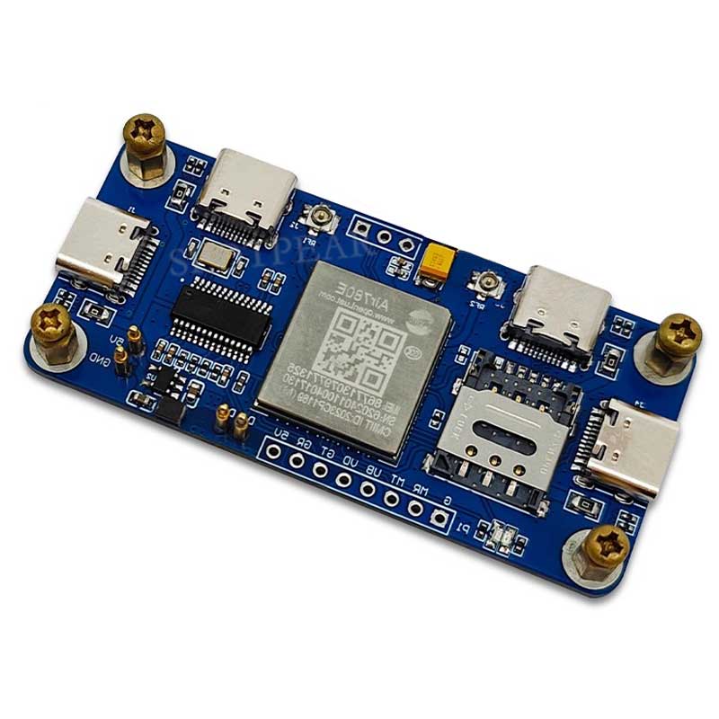 Raspberry Pi Zero 4G CAT1 LTE USB HUB Air780e Expansion Board Networking Module LTE Ethernet