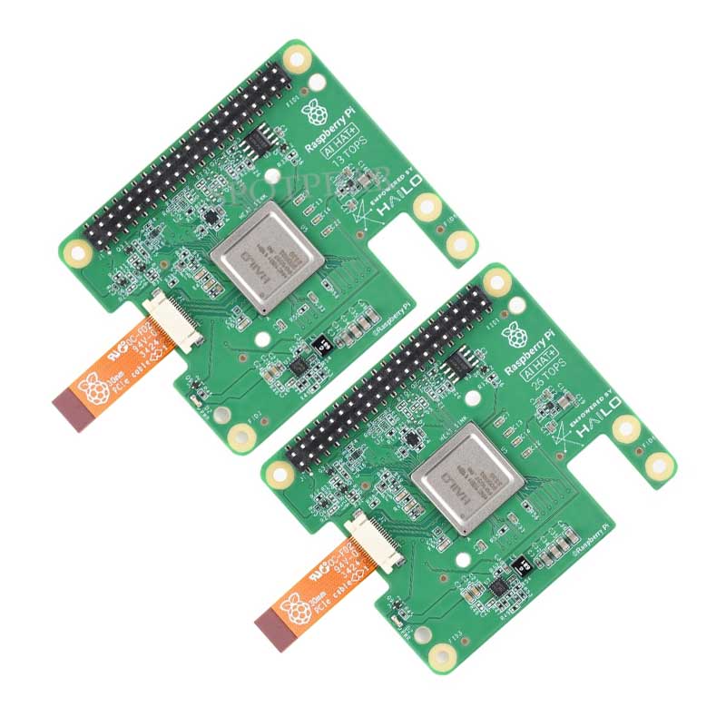 Raspberry Pi AI HAT+ Official Original Hailo-8/8L 13/26Tops For Pi5 PCIe M.2 Gen3