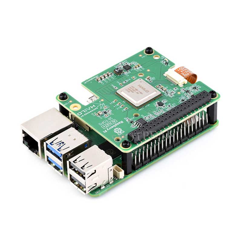 Raspberry Pi AI HAT+ Official Original Hailo-8/8L 13/26Tops For Pi5 PCIe M.2 Gen3