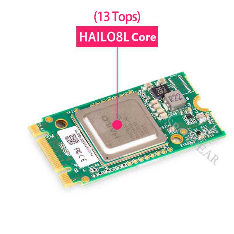 Raspberry Pi 5 Official Original  AI Kit Hailo8l 13Tops/26Tops PCIe M.2 HAT+ Board For Pi5