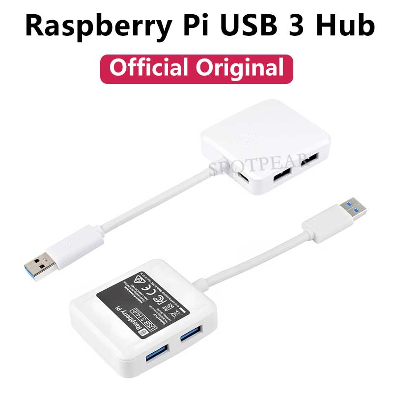 Raspberry Pi Official Original USB Hub 4 High Speed USB3.0 Type-A 5Gbps