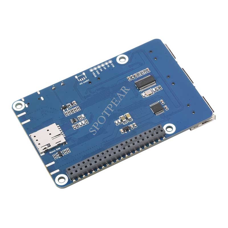 Raspberry Pi SIM7670G LTE-4G-Cat-1/GNSS/USB-HUB Expansion Board