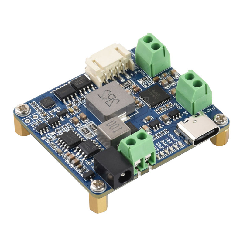 Solar Power Manager Module (D) Supports 6V~24V Solar Panel and Type-C Power Adapter