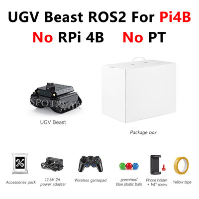 Raspberry Pi UGV Beast ROS2 PT AI OpenCV Robot Car MediaPipe