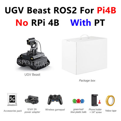 Raspberry Pi UGV Beast ROS2 PT AI OpenCV Robot Car MediaPipe