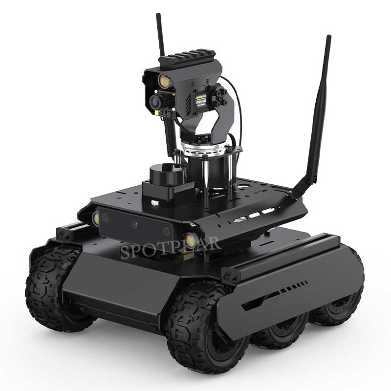 UGV Rover ROS2 PT AI OpenCV Robot Car MediaPipe For Jetson Orin Nano