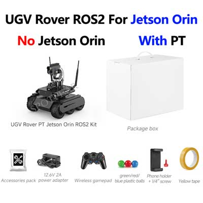 UGV Rover ROS2 PT AI OpenCV Robot Car MediaPipe For Jetson Orin Nano