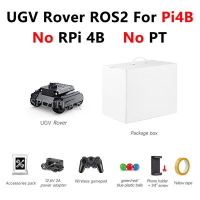 Raspberry Pi UGV Rover ROS2 PT AI OpenCV Robot Car MediaPipe