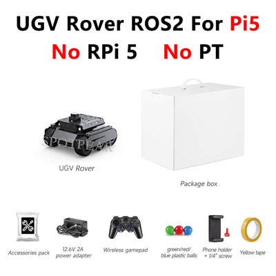 Raspberry Pi UGV Rover ROS2 PT AI OpenCV Robot Car MediaPipe