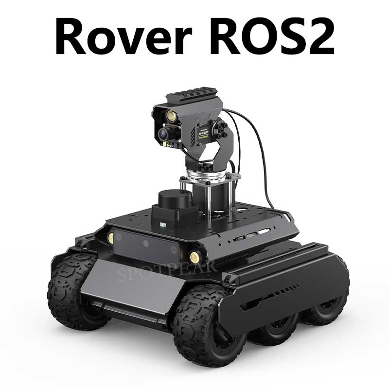 Raspberry Pi UGV Rover ROS2 PT AI OpenCV Robot Car MediaPipe