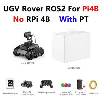 Raspberry Pi UGV Rover ROS2 PT AI OpenCV Robot Car MediaPipe