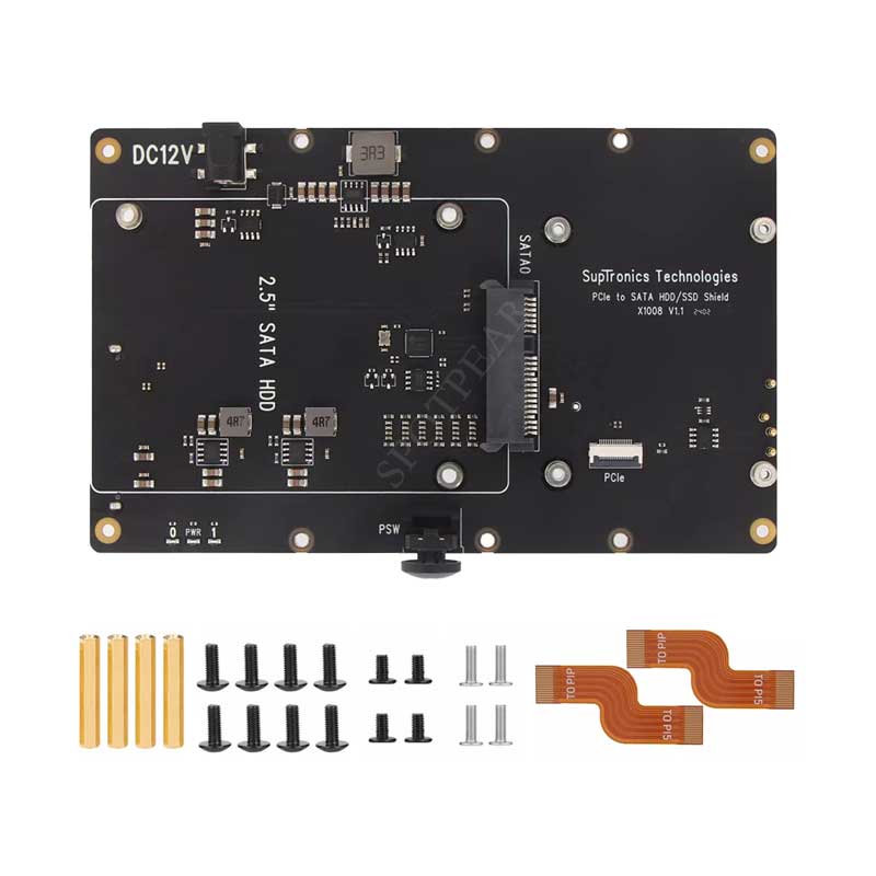 X1008 Raspberry Pi 5 PCIe to 2.5