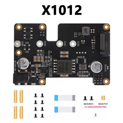 X1012 Raspberry Pi 5 POE And PCIe to M.2 NVMe SSD Board Pi5 2280 Power over Ethernet