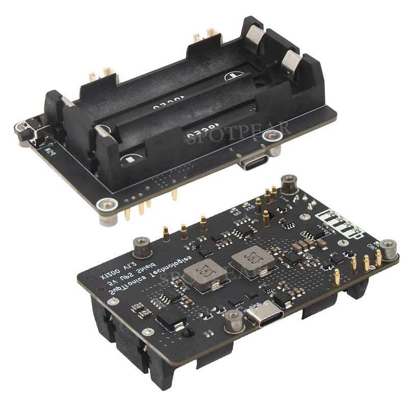 X1200 Raspberry Pi 5 UPS Board Uninterruptible Power Supply For 18650-Li-Battery (NOT includ)