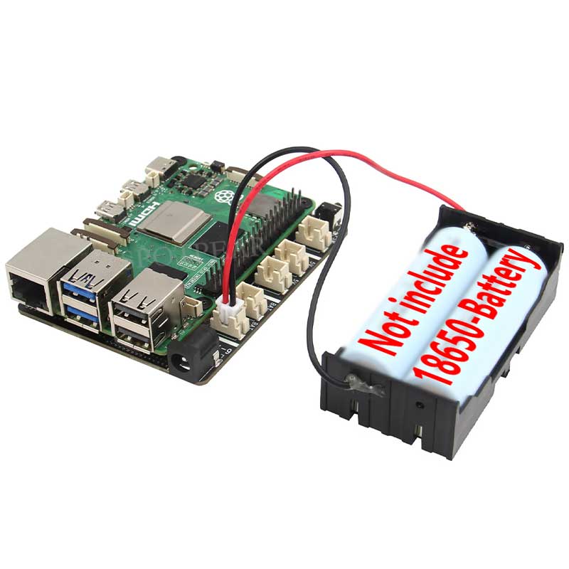 X1203 Raspberry Pi 5 UPS Board Uninterruptible Power Supply For Li-Battery (NOT includ)