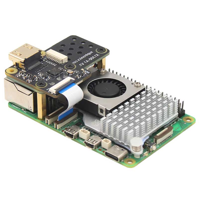 X1300 X1300-A2 Raspberry Pi 5 HDMI to CSI-2 Shield 1080P@60fps & Audio & Video Also