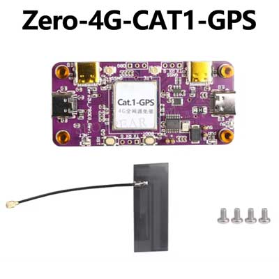 Raspberry Pi Zero 4G Cat1 With USB Hub Expansion Board LTE/GPS/EA/EU also For Zero 2W