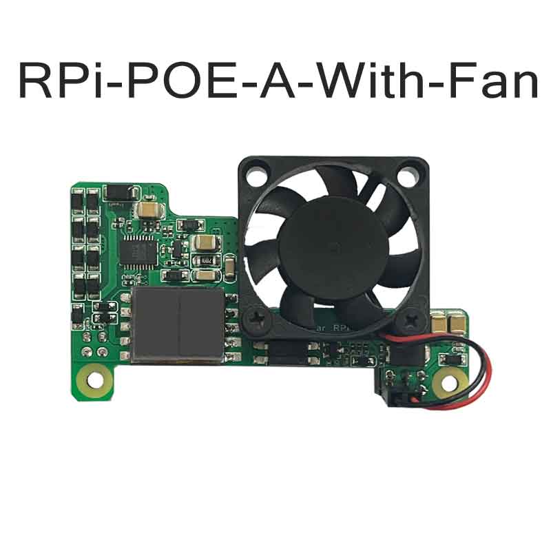 Raspberry Pi PoE HAT Power over Ethernet 802.3af-compliant for 3B+/4B