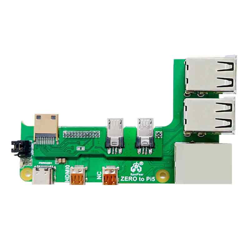 Raspberry Pi Zero to Raspberry Pi 5 interface adapter Zero 2w to Pi5 Expansion Board Zero Pi0 USB HU