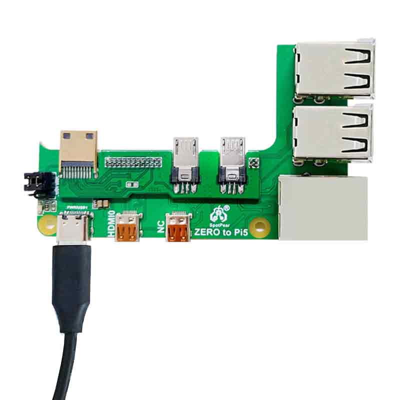 Raspberry Pi Zero to Raspberry Pi 5 interface adapter Zero 2w to Pi5 Expansion Board Zero Pi0 USB HU