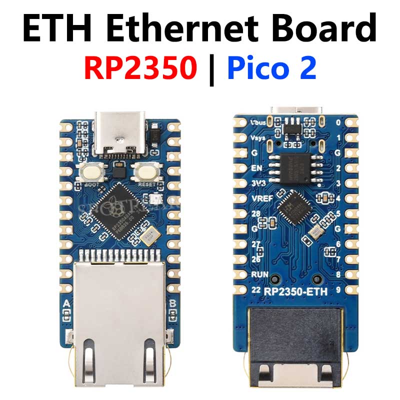 Raspberry Pi Pico 2 RP2350 ETH CH9120 TCP/UDP Ethernet Network For Arduino