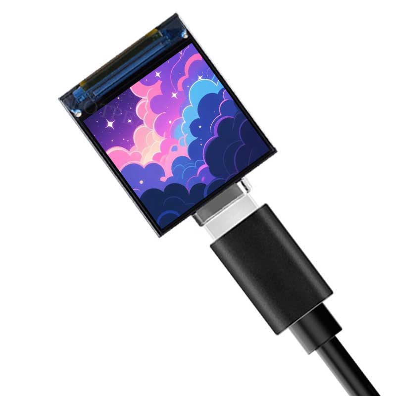 Raspberry Pi Pico 2 RP2350 0.85 inch LCD Display mini Development Board 0.85inch Screen RGB LED/SD Slot /QMI8658 Gyroscope Sensor