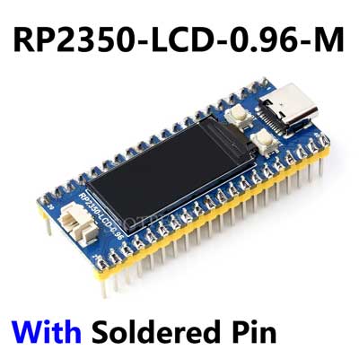 Raspberry Pi Pico 2 RP2350 With 0.96 inch LCD Display 0.96inch Screen 160×80 Onboard RP2350A