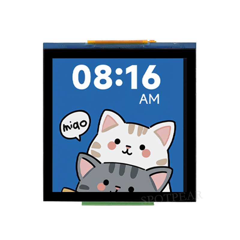 Raspberry Pi Pico 2 RP2350 4inch LCD CAN RS485 QMI8658 Development Board 480x480 TouchScreen Display  LVGL HMI I2C Sensor