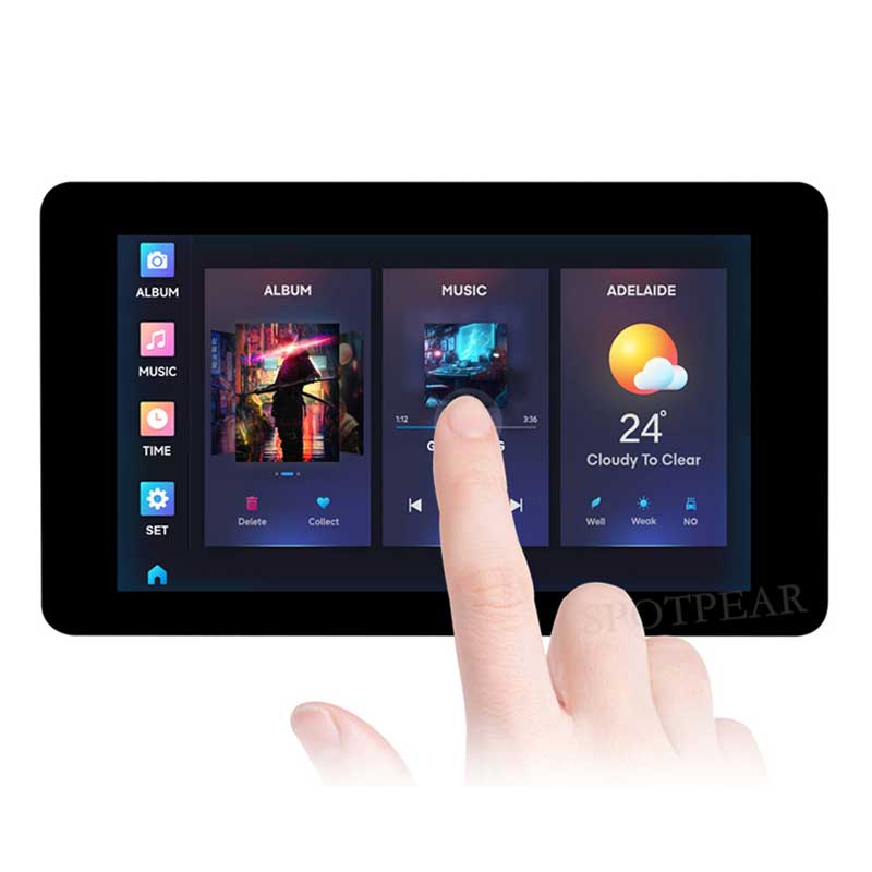 Raspberry Pi Pico 2 RP2350B 7inch Capacitive TouchScreen 7 inch LCD Display Development Board 800×480