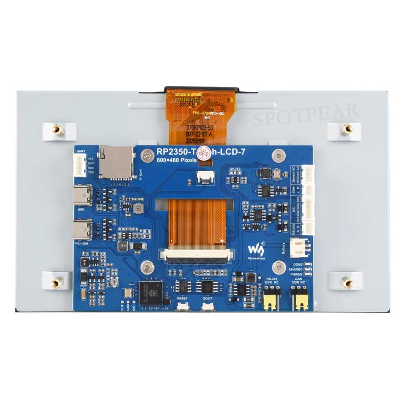 Raspberry Pi Pico 2 RP2350B 7inch Capacitive TouchScreen 7 inch LCD Display Development Board 800×480