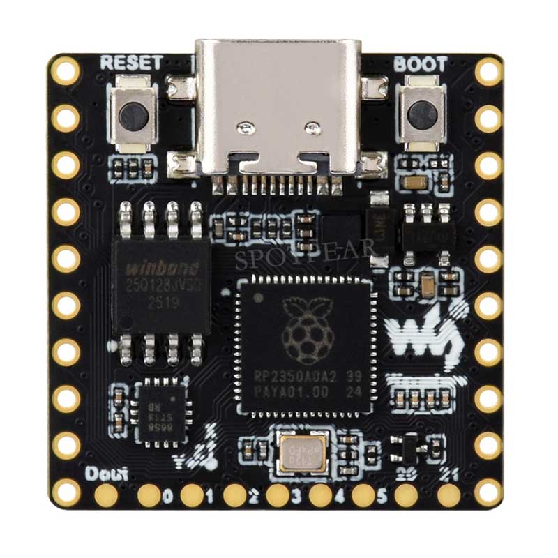 Raspberry Pi Pico 2 RP2350-Matrix Development Board 8×8 RGB LED Matrix QMI8658 6-Axis Sensor