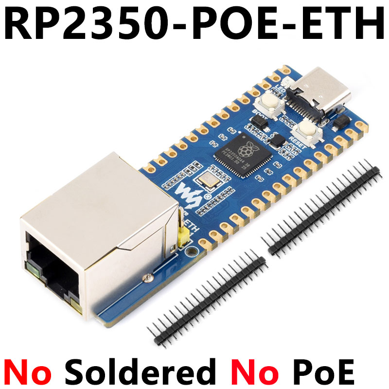 Raspberry Pi Pico 2 RP2350A PoE ETH Ethernet Module W6300